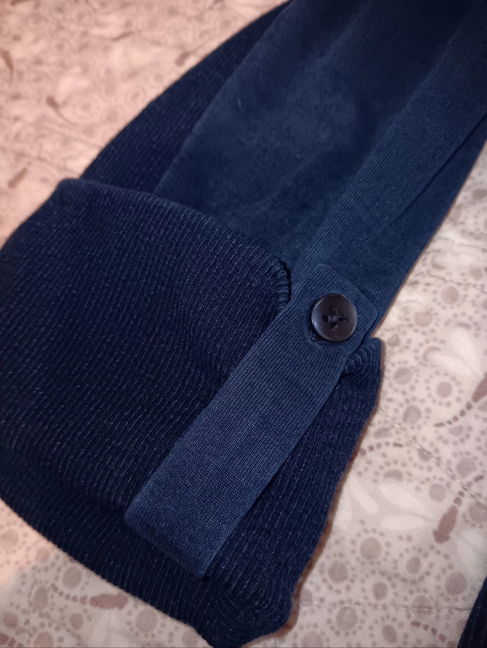 Chico's Indigo Textured Button-Front Shirt NWT - Picture 9 of 12